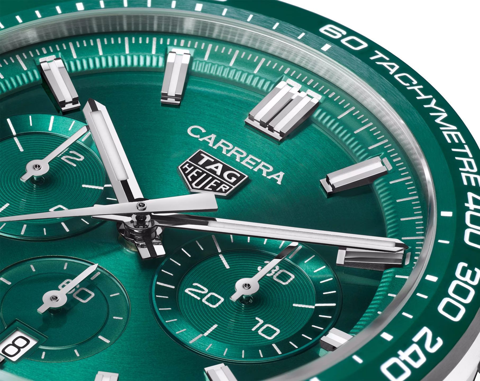 TAG Heuer Carrera  Green Dial 44 mm Automatic Watch For Men - 4