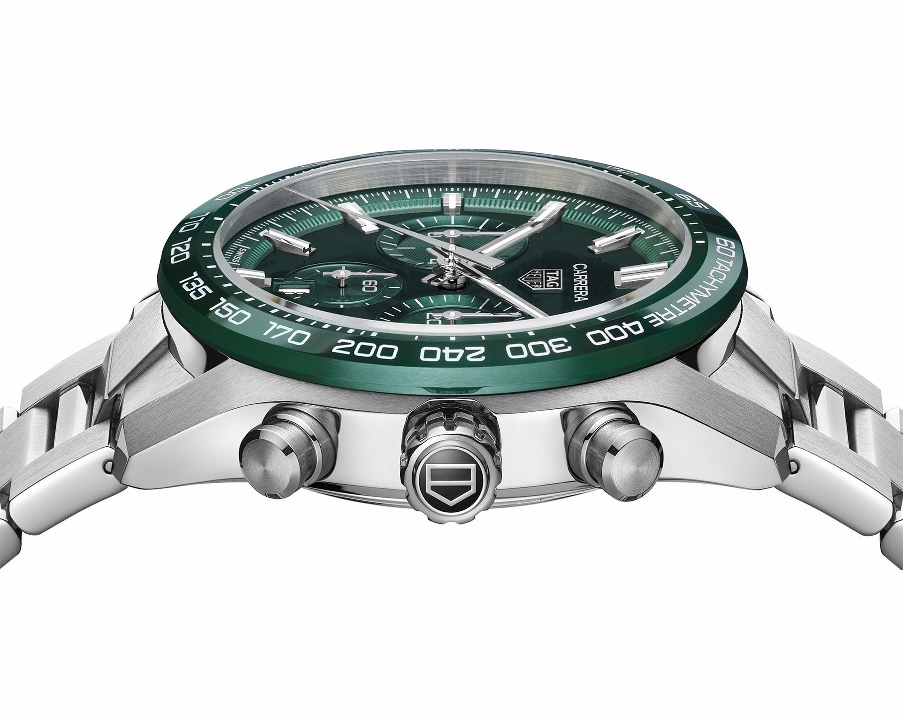 TAG Heuer Carrera  Green Dial 44 mm Automatic Watch For Men - 6