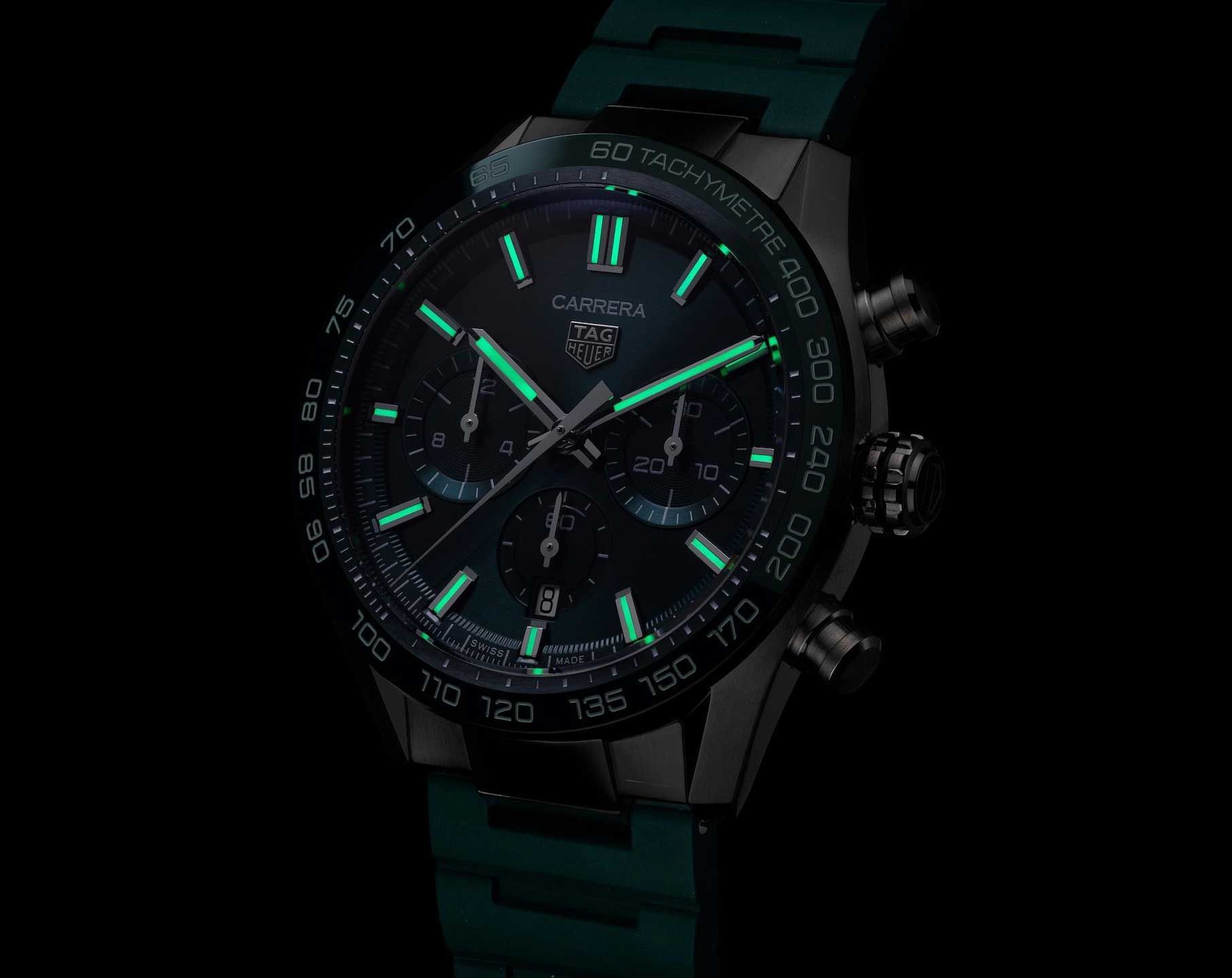 TAG Heuer Carrera  Green Dial 44 mm Automatic Watch For Men - 2