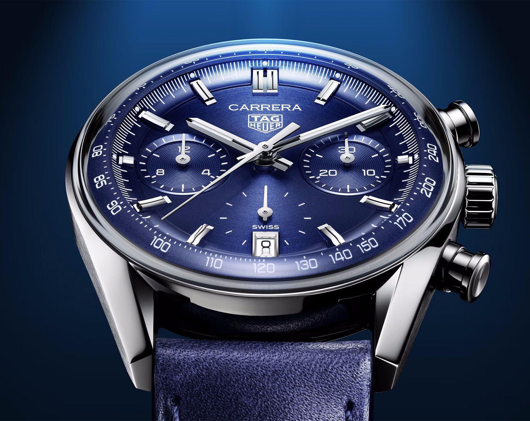 TAG Heuer Carrera 39 mm Watch in Blue Dial
