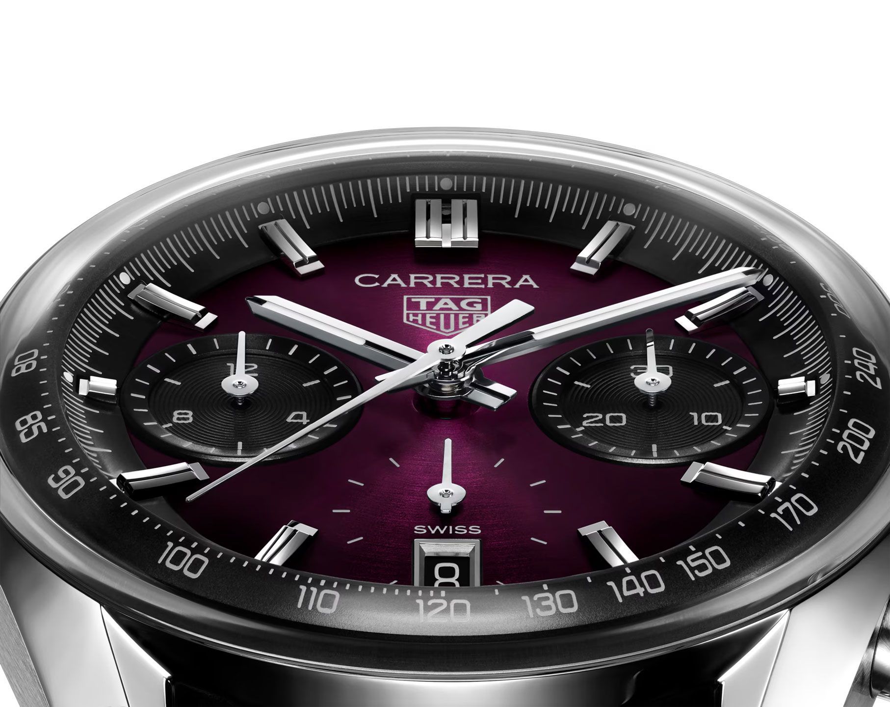 TAG Heuer Carrera  Purple Dial 39 mm Automatic Watch For Men - 3