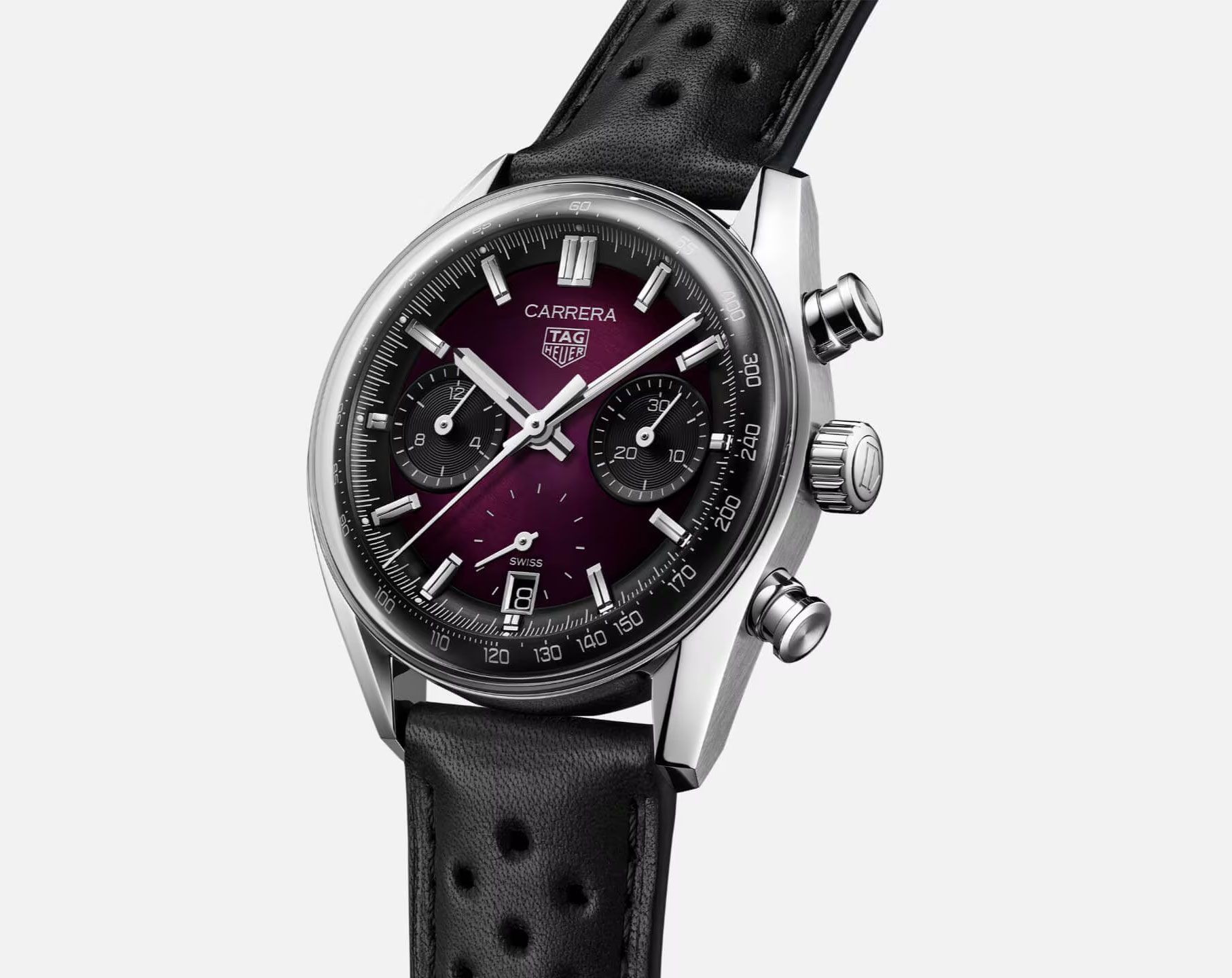 TAG Heuer Carrera  Purple Dial 39 mm Automatic Watch For Men - 7