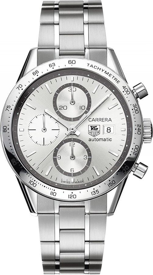 TAG Heuer Carrera Calibre 16 Silver Dial 41 mm Automatic Watch For Men - 1