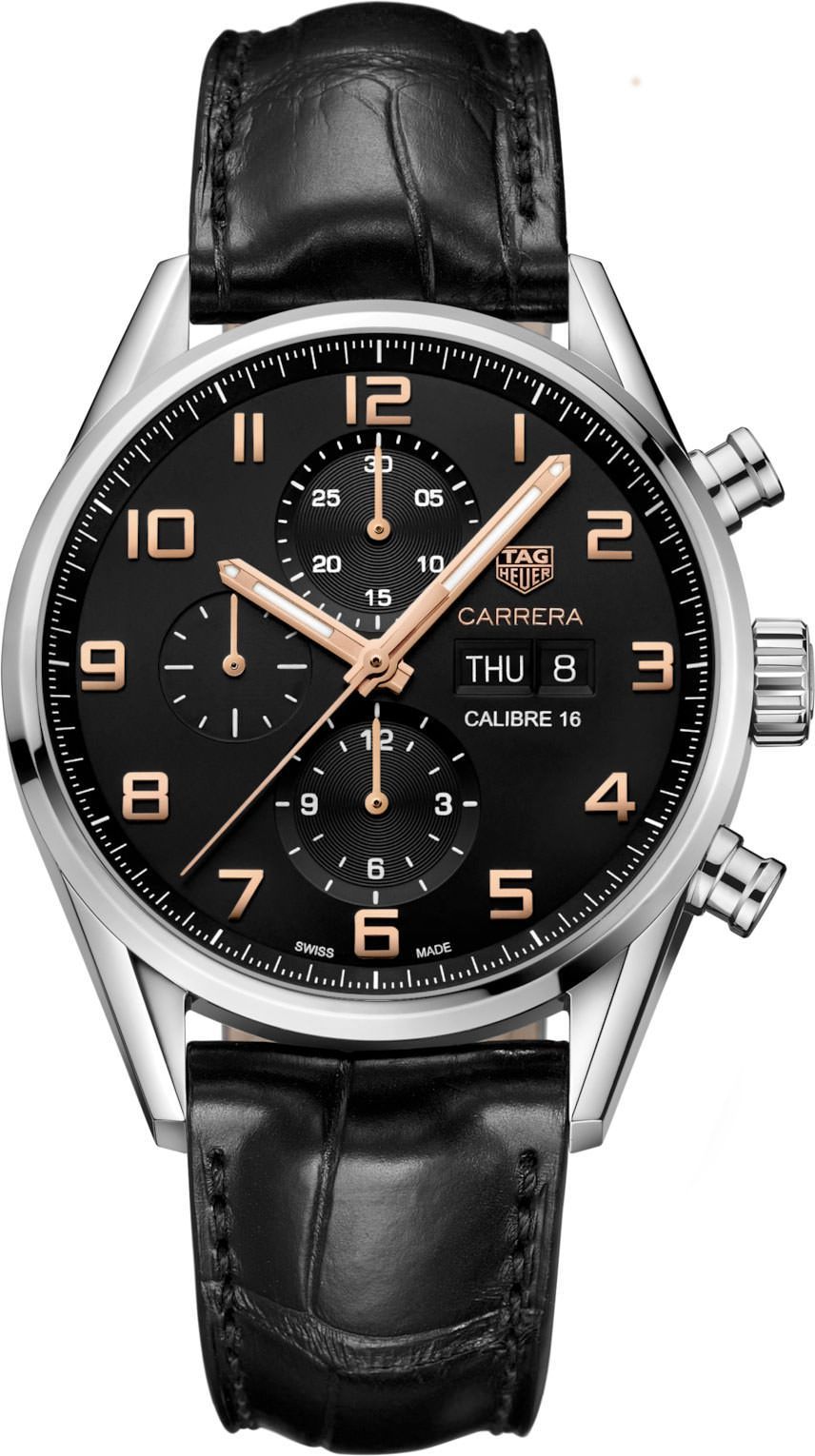 Tag heuer carrera black and gold store