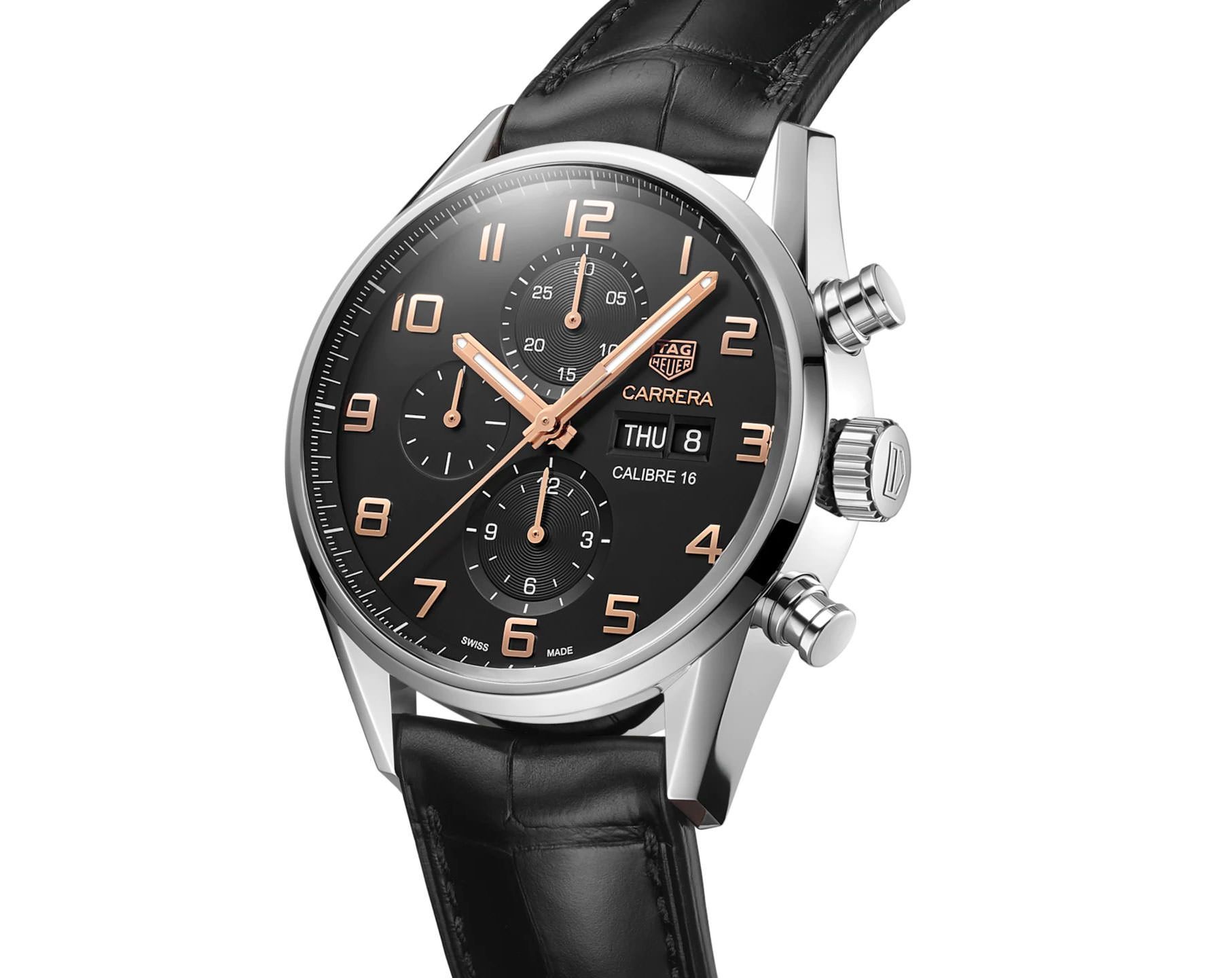 TAG Heuer Carrera 43 mm Watch in Black Dial