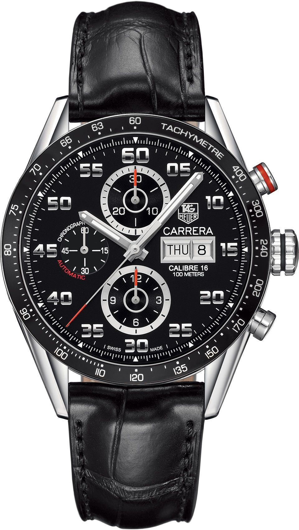 TAG Heuer Carrera Calibre 16 Day Date Black Dial 43 mm Automatic Watch For Men - 1