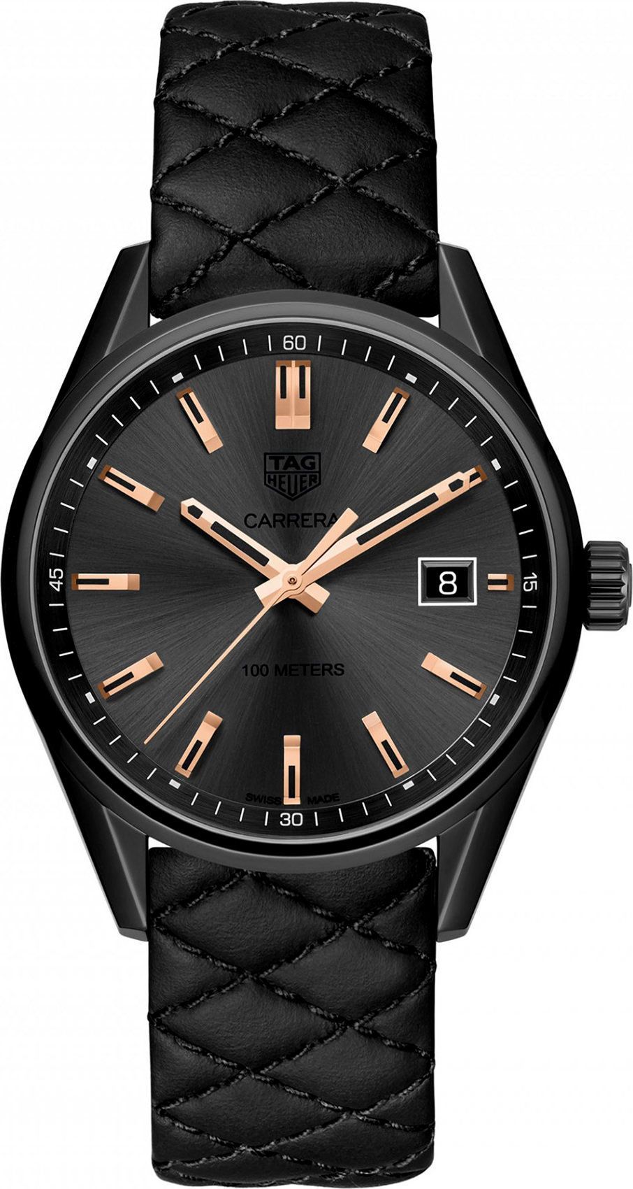 TAG Heuer Carrera 39 mm Watch in Black Dial