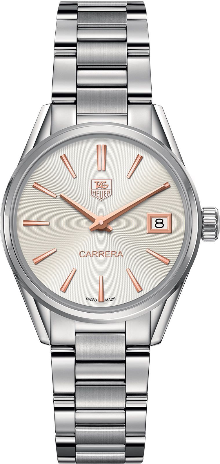 TAG Heuer Carrera  Silver Dial 32 mm Quartz Watch For Women - 1