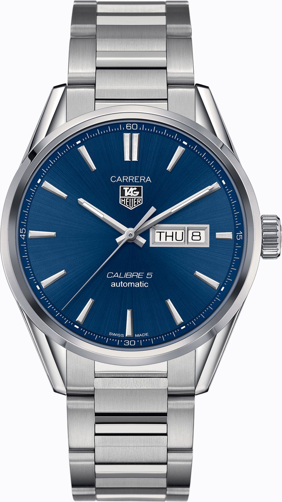 TAG Heuer  41 mm Watch in Blue Dial For Men - 1