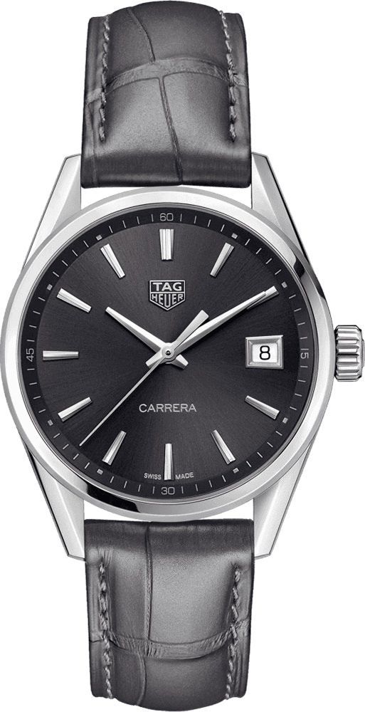 TAG Heuer Carrera  Grey Dial 36 mm Quartz Watch For Women - 1