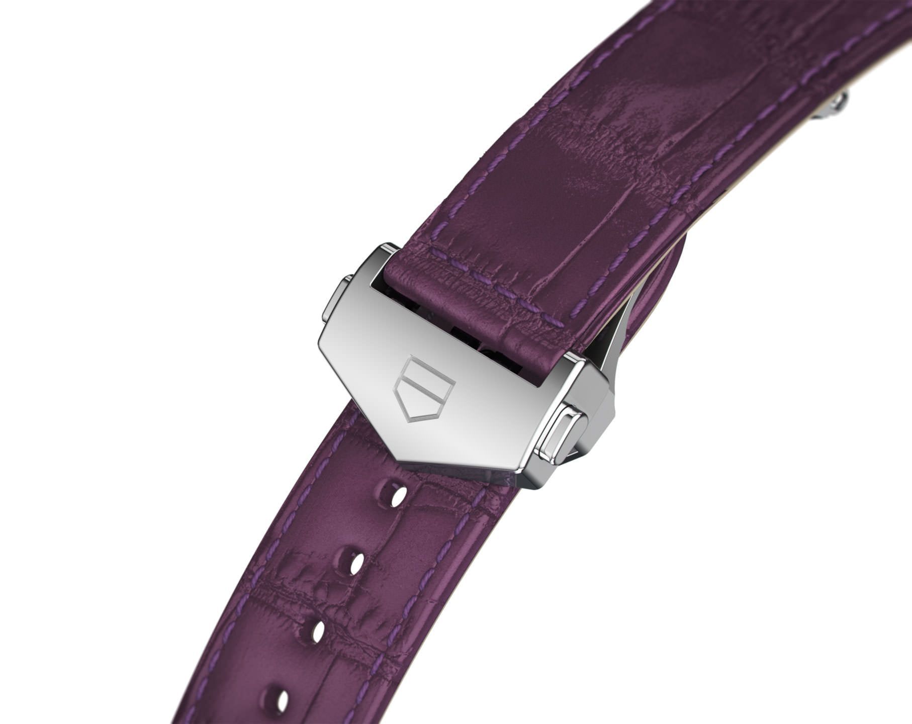 TAG Heuer Carrera  Purple Dial 36 mm Quartz Watch For Women - 6