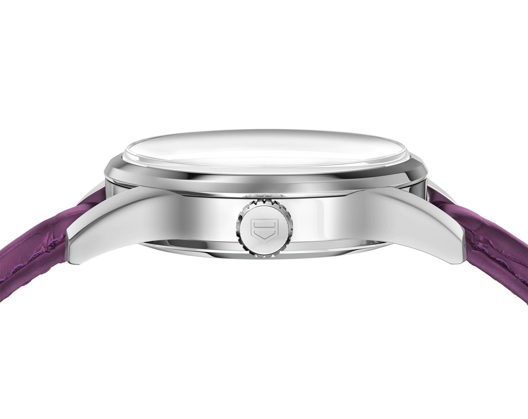 TAG Heuer Carrera  Purple Dial 36 mm Quartz Watch For Women - 7