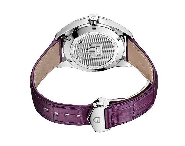 TAG Heuer Carrera  Purple Dial 36 mm Quartz Watch For Women - 2