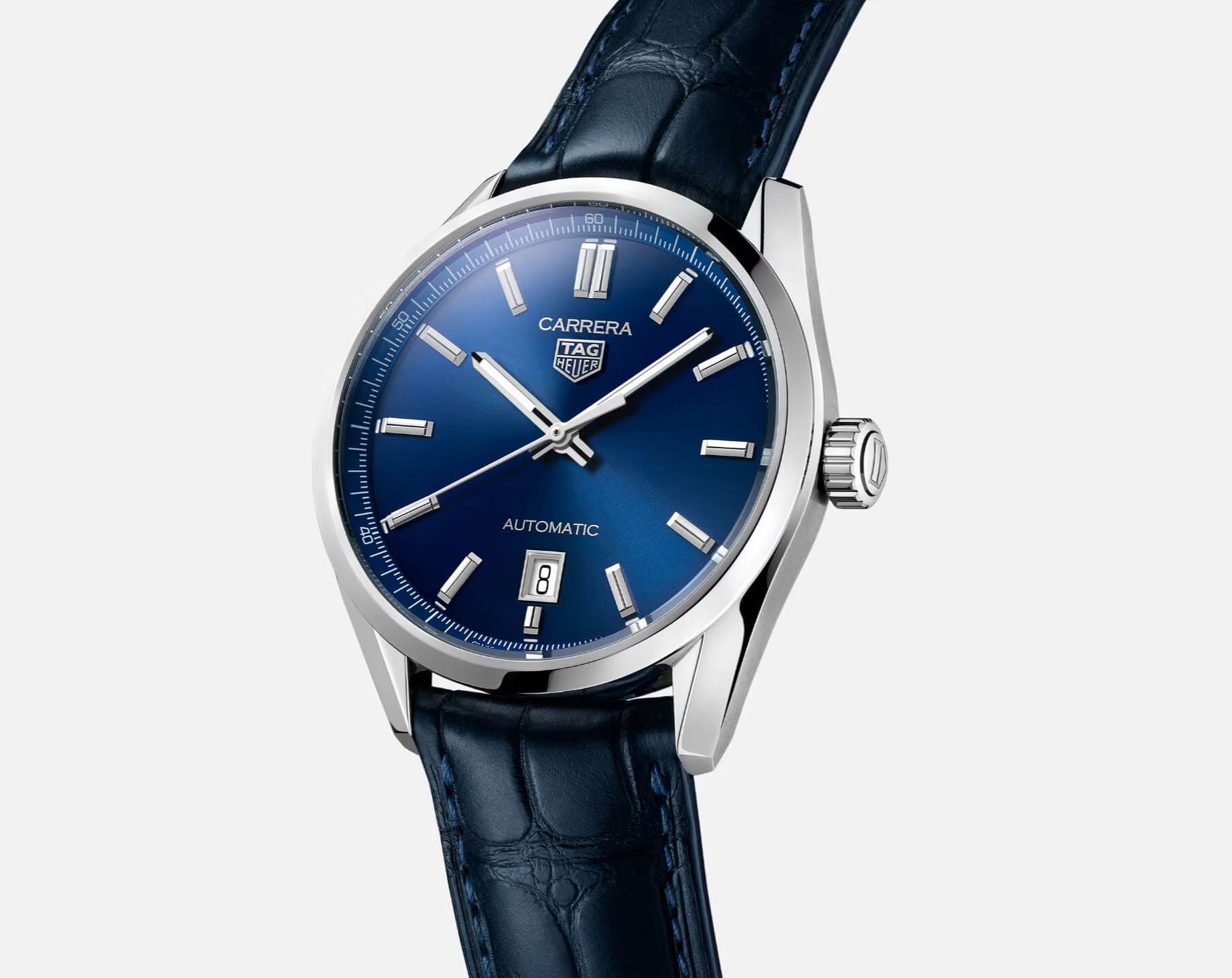 TAG Heuer Carrera  Blue Dial 39 mm Automatic Watch For Men - 4