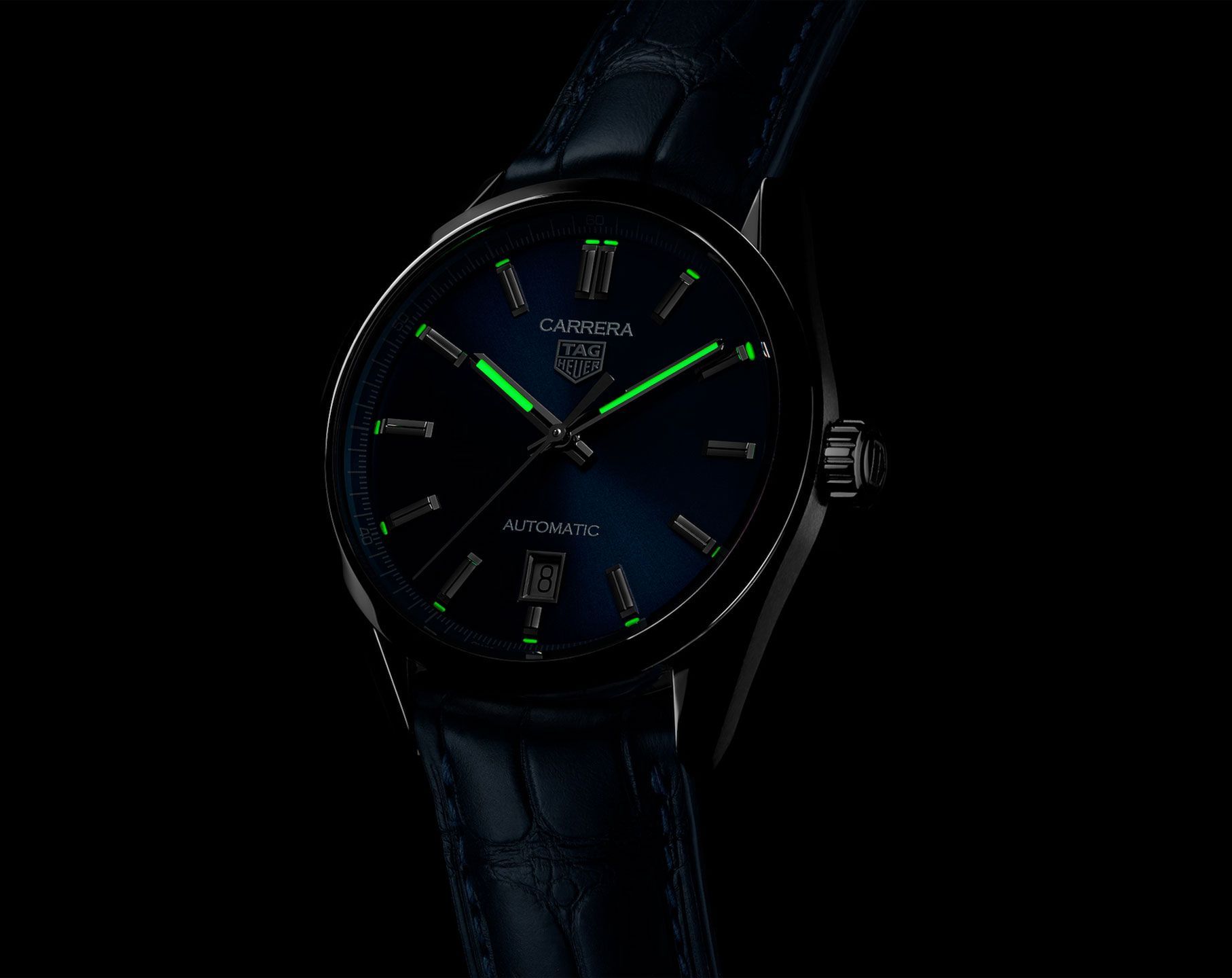 TAG Heuer Carrera  Blue Dial 39 mm Automatic Watch For Men - 7