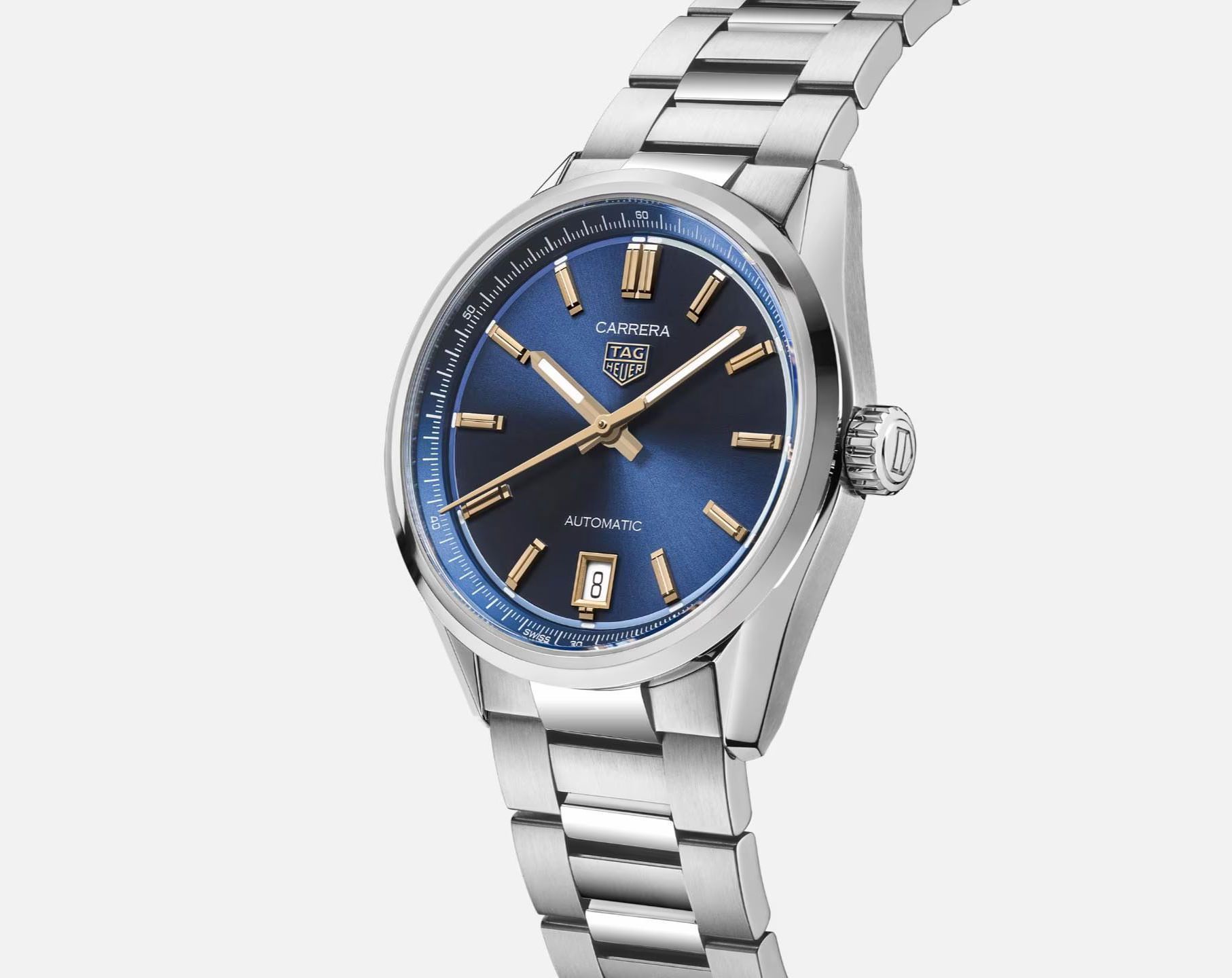 TAG Heuer Carrera  Blue Dial 36 mm Automatic Watch For Women - 3