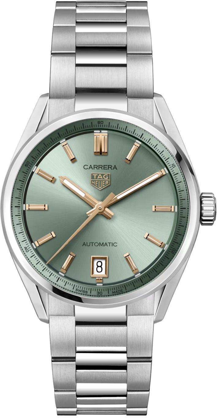 TAG Heuer Carrera  Green Dial 36 mm Automatic Watch For Women - 1