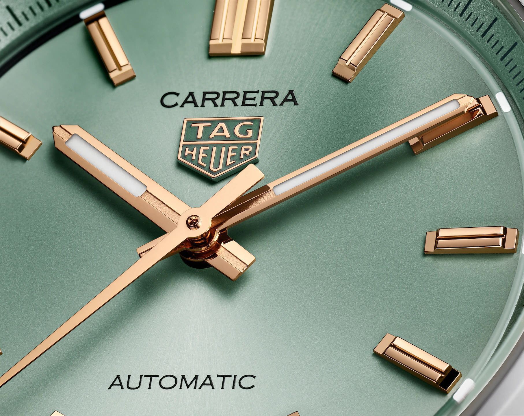 TAG Heuer Carrera  Green Dial 36 mm Automatic Watch For Women - 5