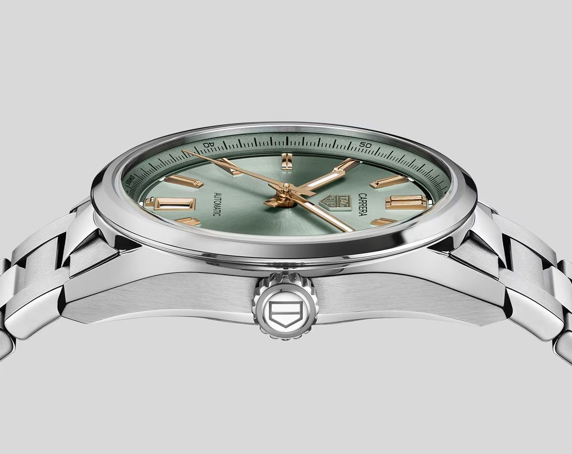 TAG Heuer Carrera  Green Dial 36 mm Automatic Watch For Women - 7