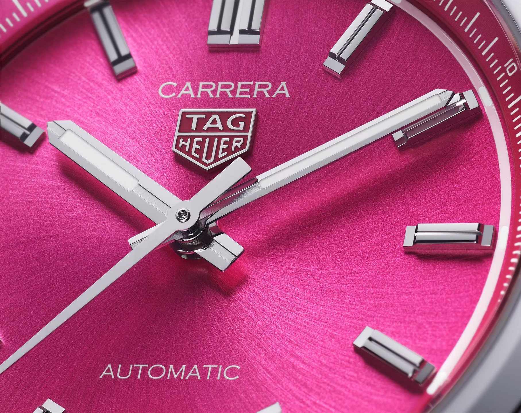 TAG Heuer Carrera  Pink Dial 36 mm Automatic Watch For Women - 4