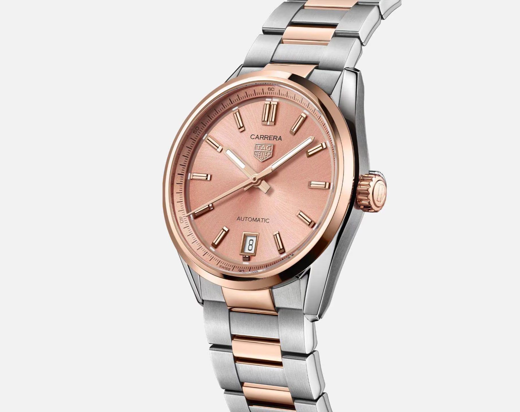 TAG Heuer Carrera 36 mm Watch in Pink Dial