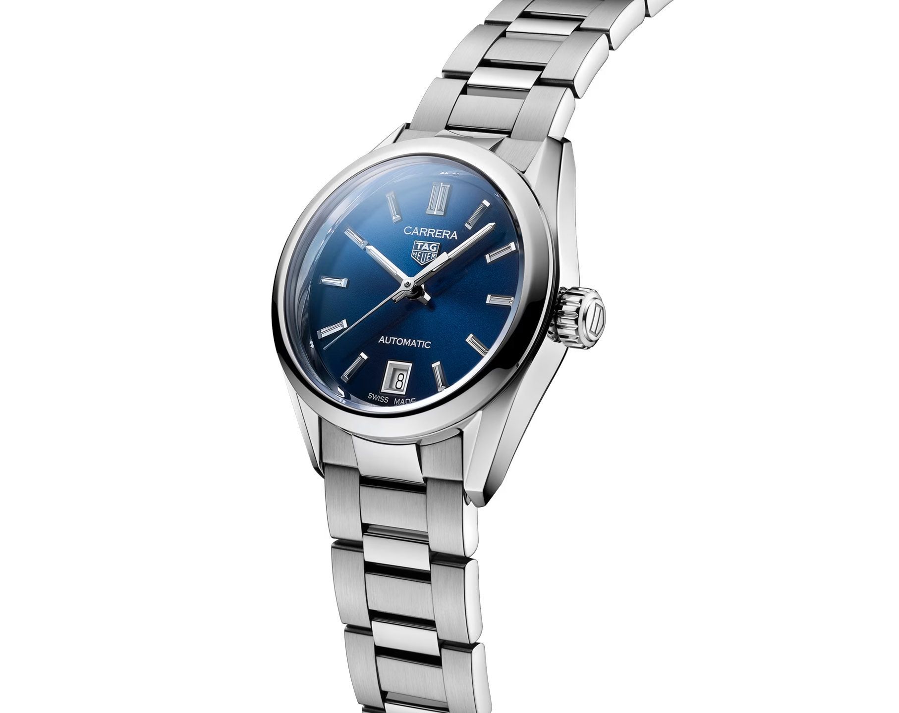 TAG Heuer Carrera  Blue Dial 29 mm Automatic Watch For Women - 3
