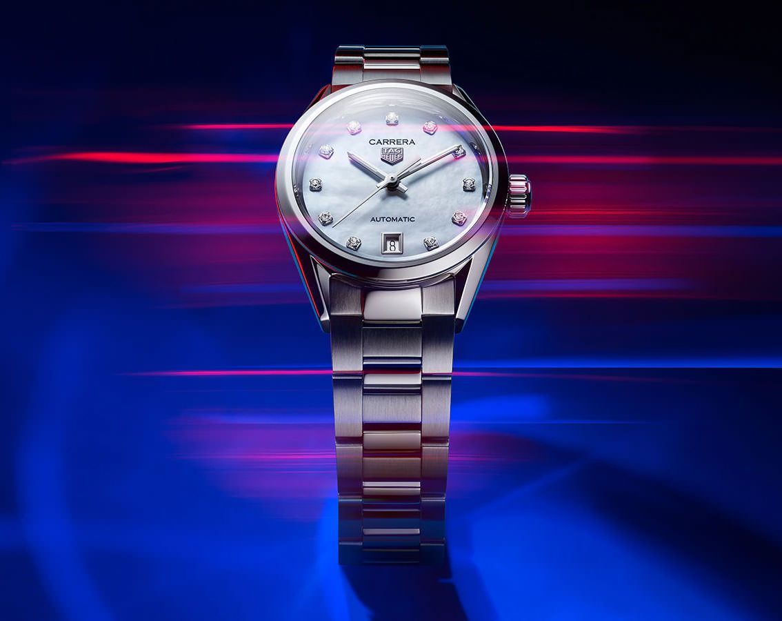 TAG Heuer Carrera 29 mm Watch in MOP Dial