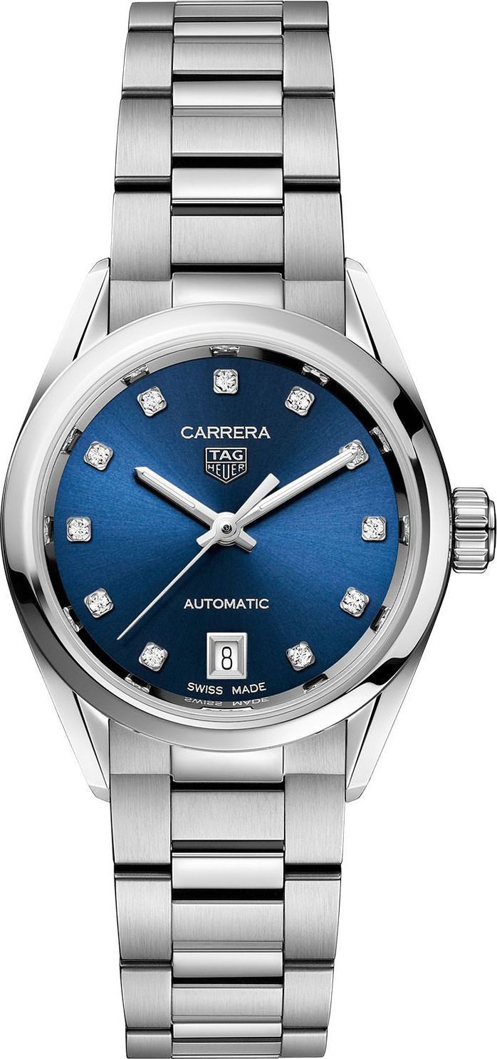 TAG Heuer Carrera  Blue Dial 29 mm Automatic Watch For Women - 1