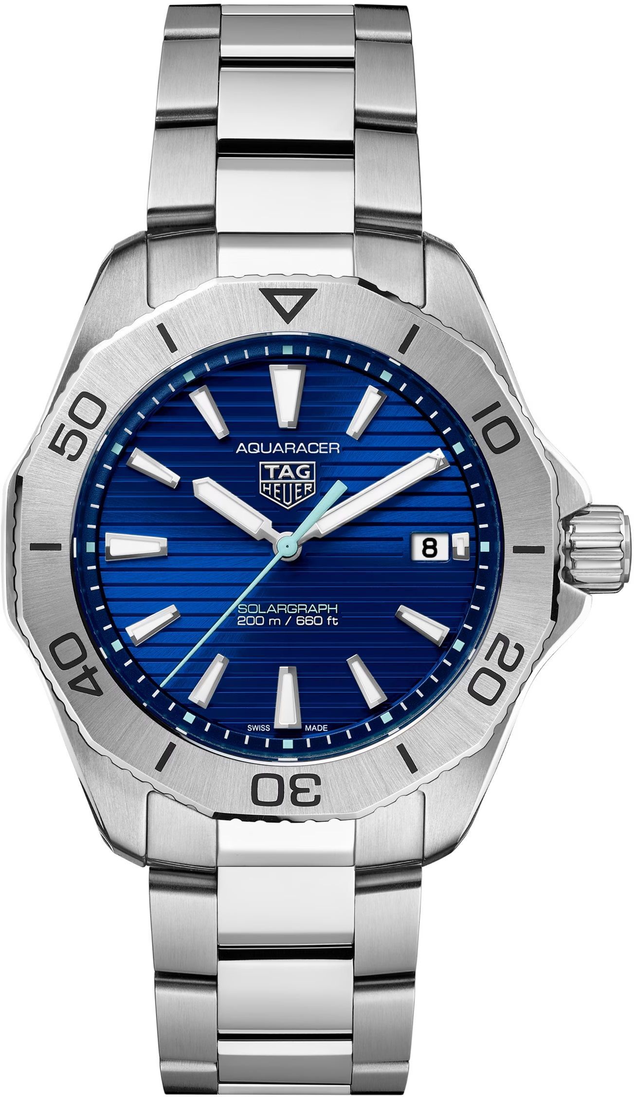 TAG Heuer Aquaracer Professional 200 Blue Dial 40 mm Quartz Watch For Men - 1