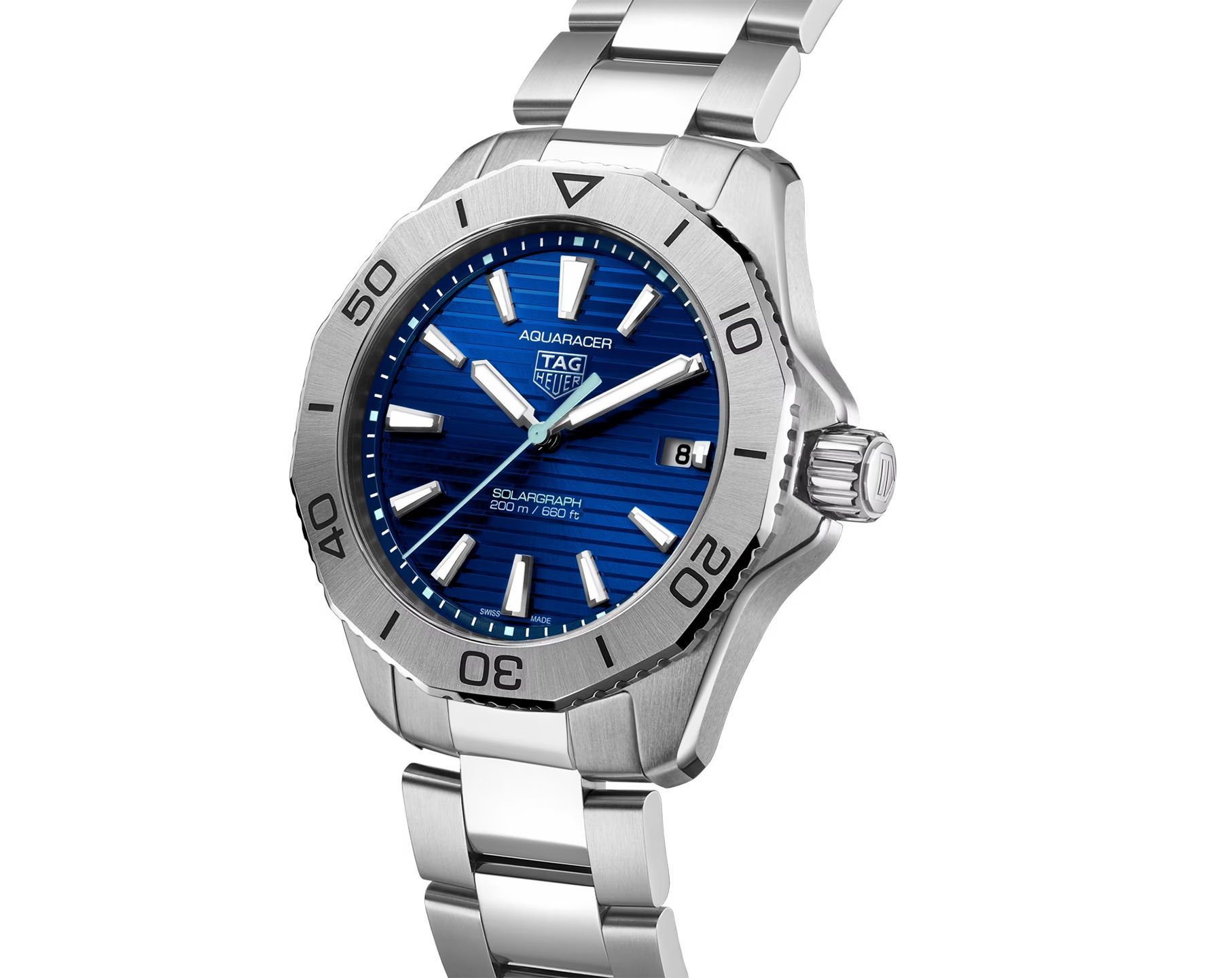 TAG Heuer Aquaracer Professional 200 Blue Dial 40 mm Quartz Watch For Men - 3