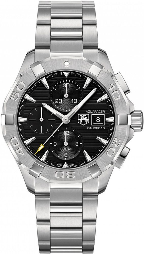 TAG Heuer Calibre 16 43 mm Watch in Black Dial For Men - 1