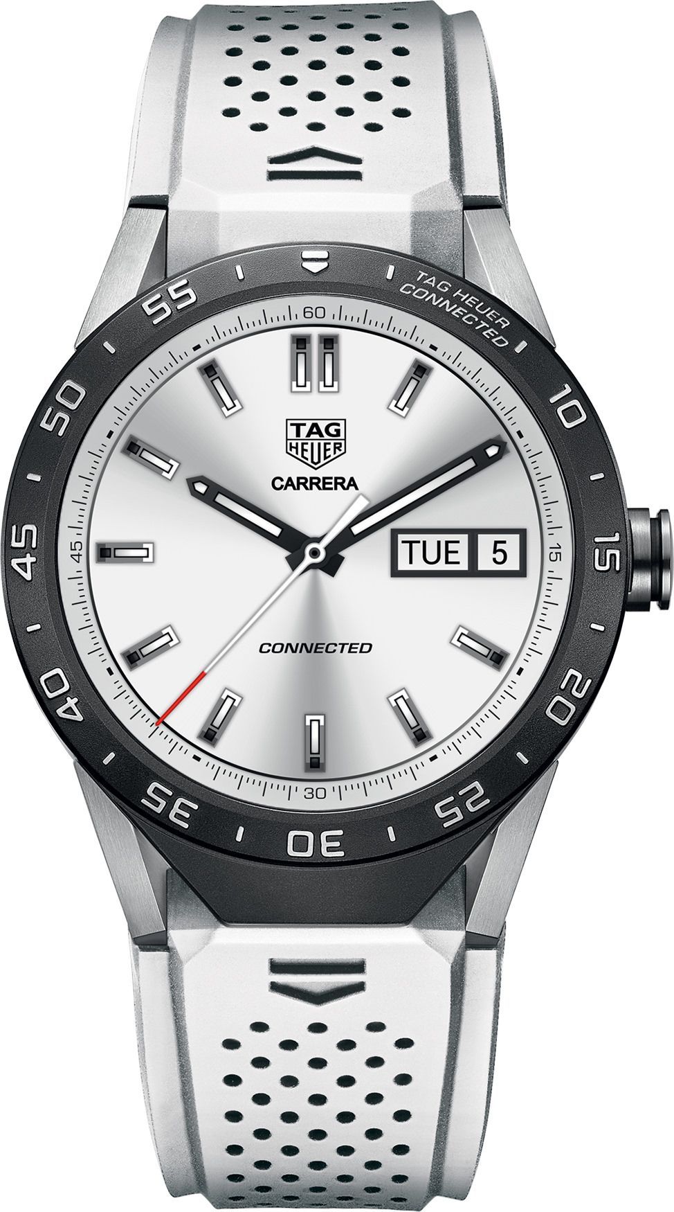 TAG Heuer Connected  White Dial 46 mm Quartz Watch For Men - 1