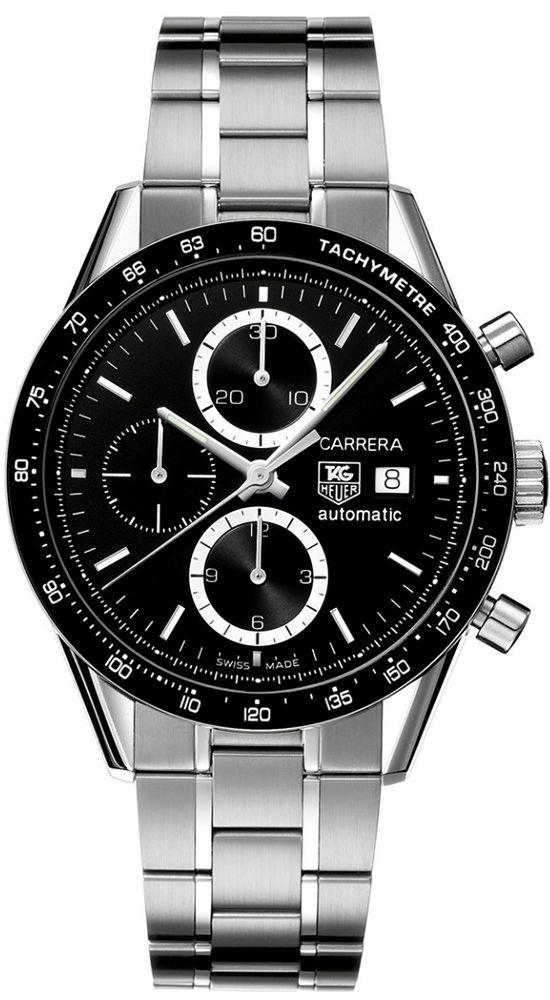 TAG Heuer Carrera Calibre 16 Black Dial 41 mm Automatic Watch For Men - 1