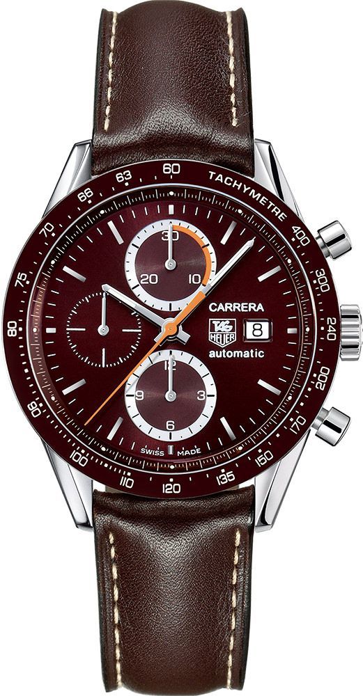 TAG Heuer Carrera  Brown Dial 41 mm Automatic Watch For Men - 1