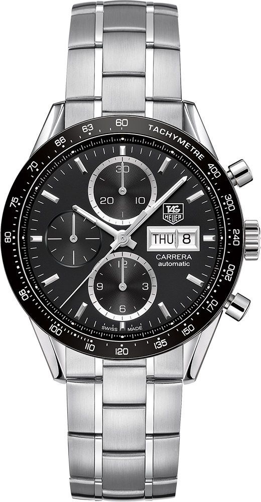 TAG Heuer Carrera Calibre 16 Day Date Black Dial 41 mm Automatic Watch For Men - 1