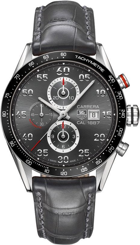 TAG Heuer Calibre 1887 43 mm Watch in Anthracite Dial For Men - 1