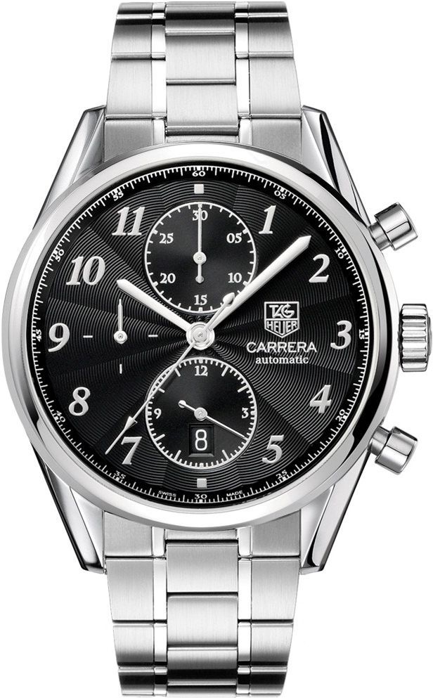 TAG Heuer Calibre 16 41 mm Watch in Black Dial For Men - 1