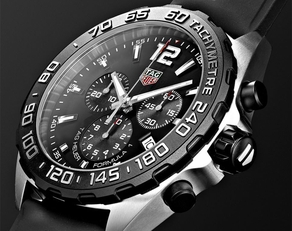 TAG Heuer Formula 1  Black Dial 43 mm Quartz Watch For Men - 5