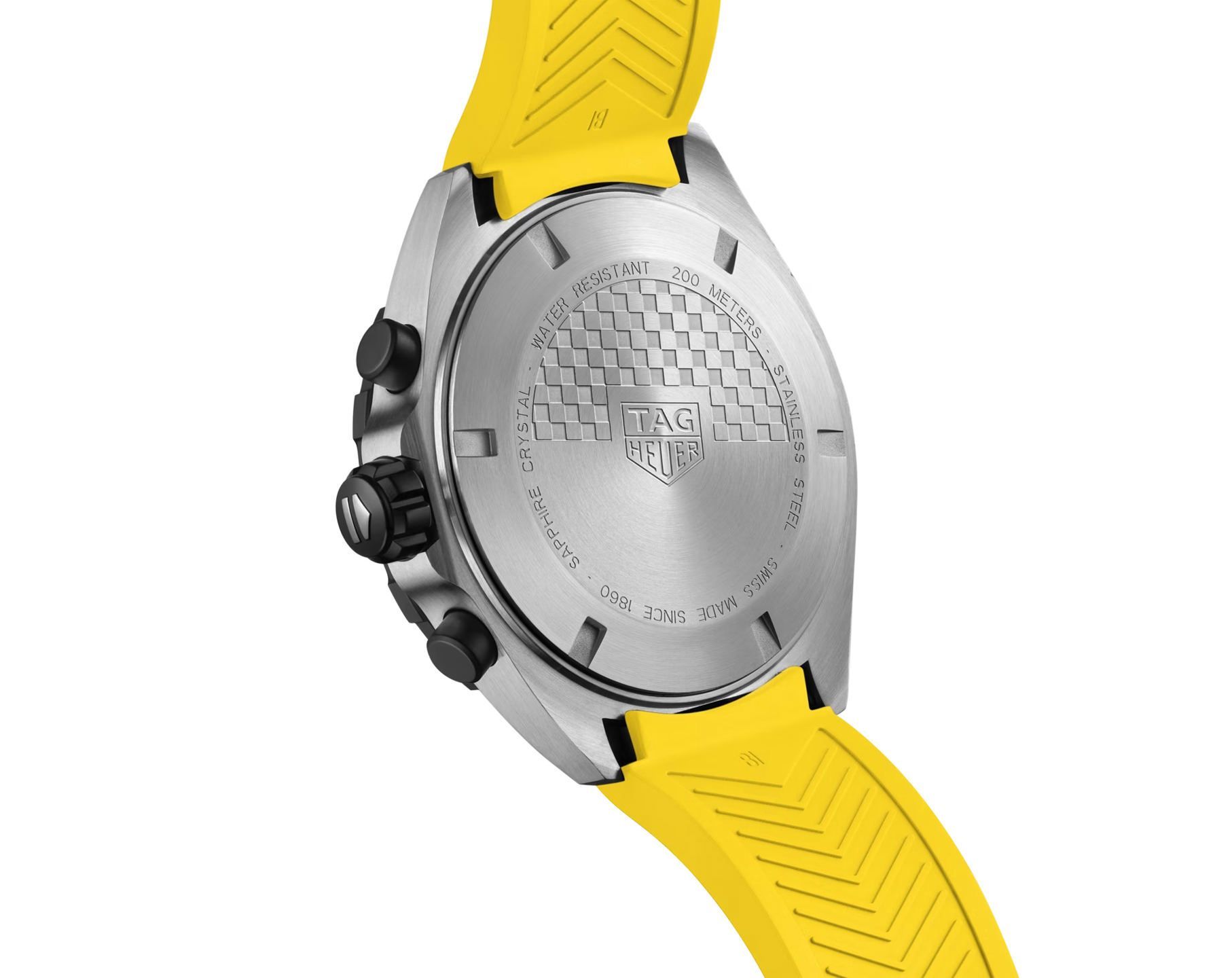 TAG Heuer Formula 1  Yellow Dial 43 mm Quartz Watch For Men - 5