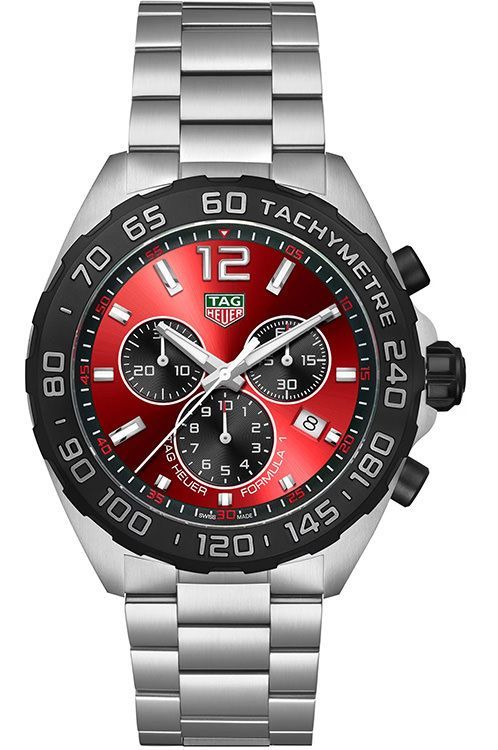 TAG Heuer Formula 1 43 mm Watch in Red Dial