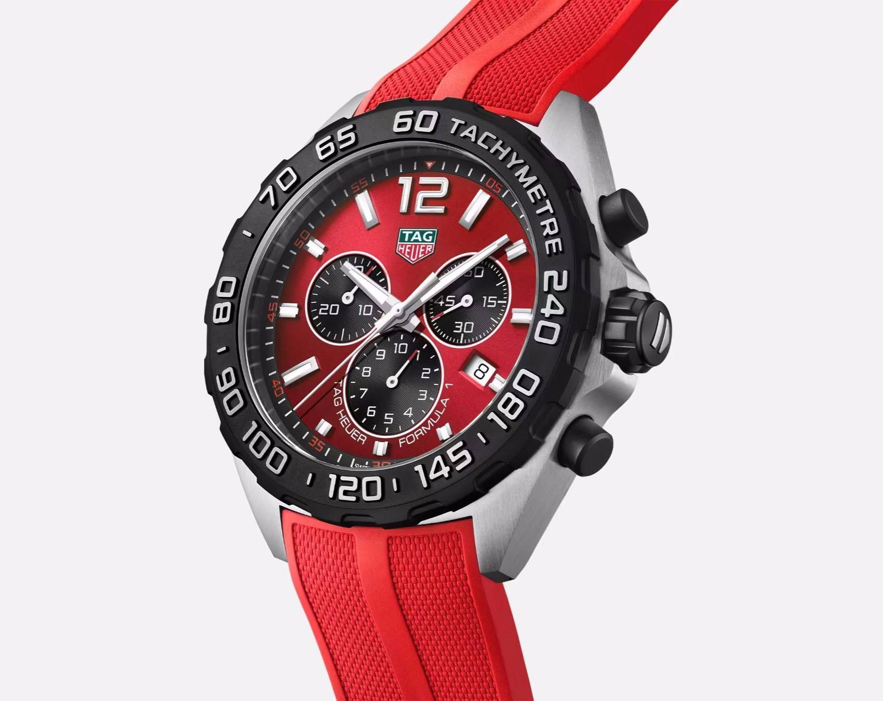 TAG Heuer Formula 1 43 mm Watch in Red Dial