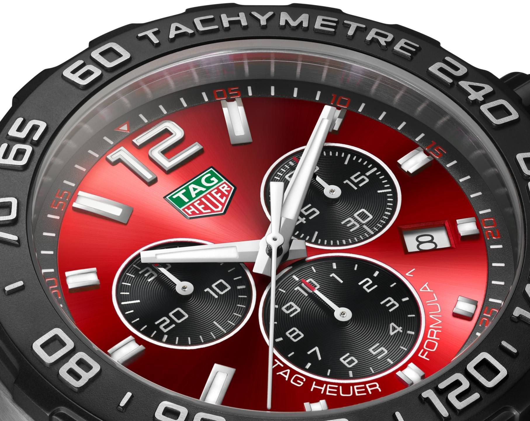 TAG Heuer Formula 1 43 mm Watch in Red Dial