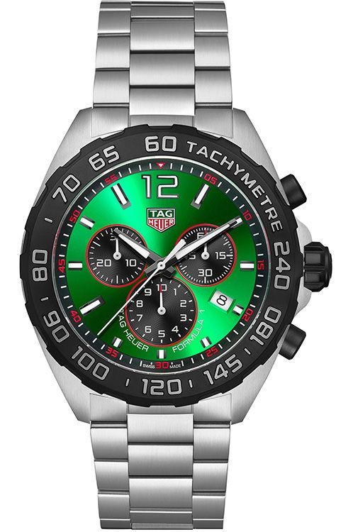 TAG Heuer Formula 1 43 mm Watch in Green Dial