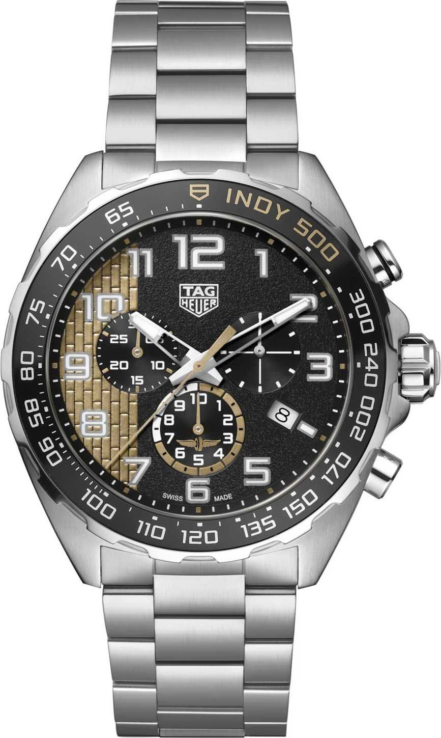 Tag heuer formula 1 chronograph black dial men's watch outlet