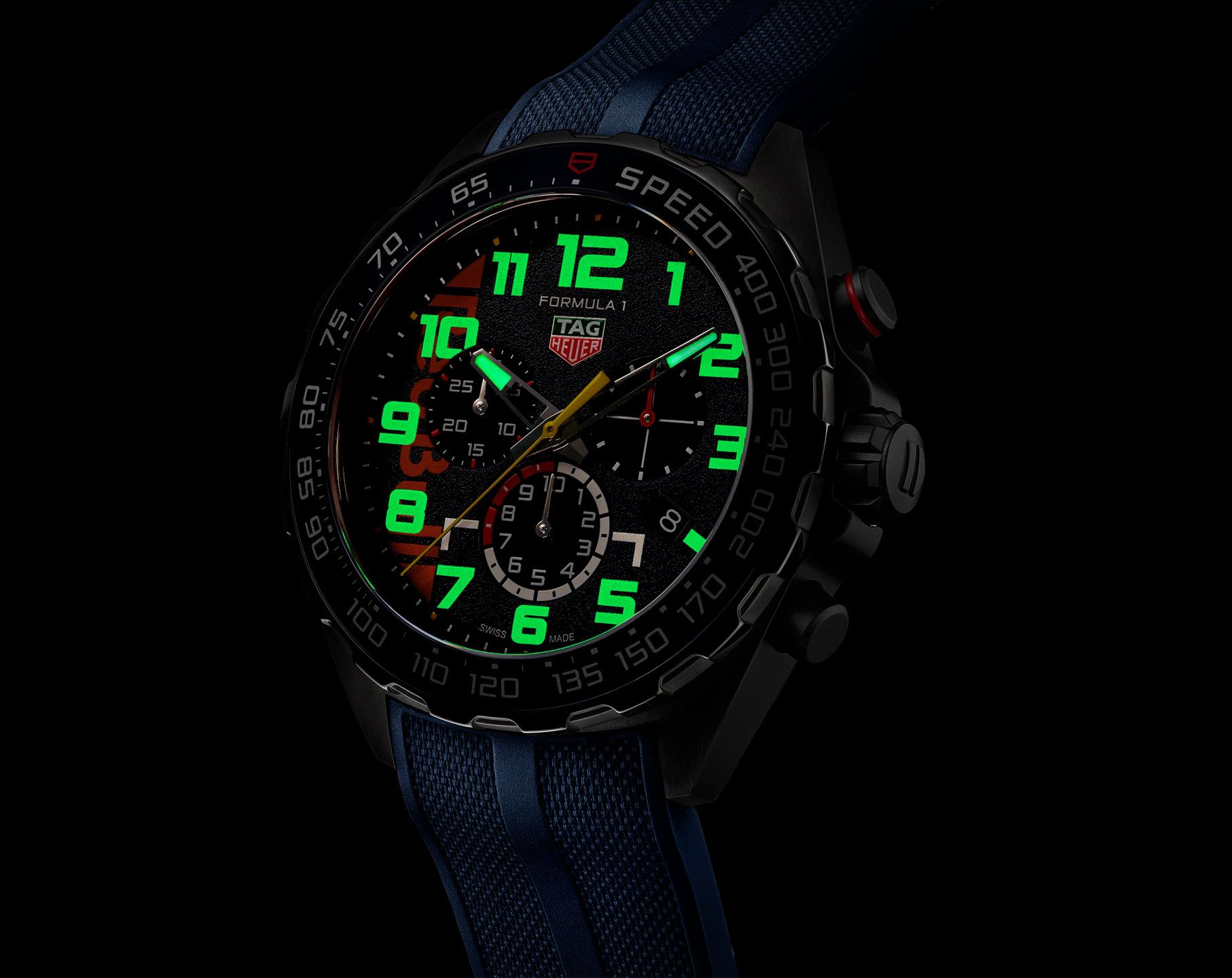 時計 TAG Heuer formula 1 professional 200 TAG Heuer Formula 1 Professional 200M Big Date WAH1010 44MM Rubber