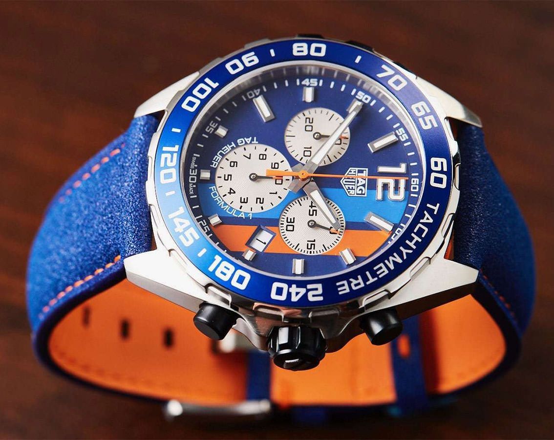 TAG Heuer Formula 1  Blue Dial 43 mm Quartz Watch For Men - 8