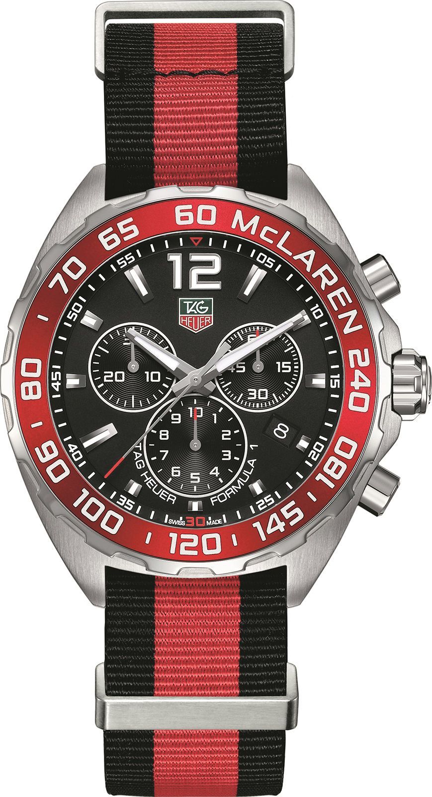TAG Heuer Formula 1 Mclaren Special Edition Black Dial 42 mm Quartz Watch For Men - 1