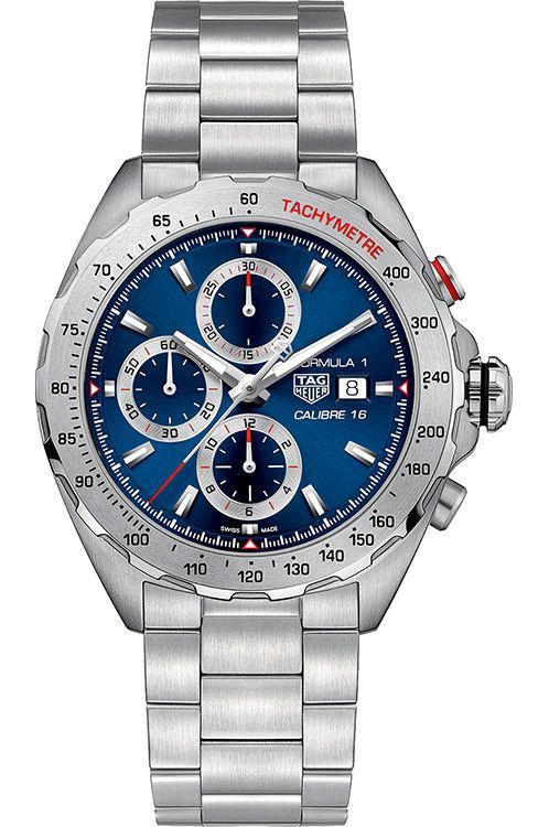 TAG Heuer Calibre 16 44 mm Watch in Blue Dial