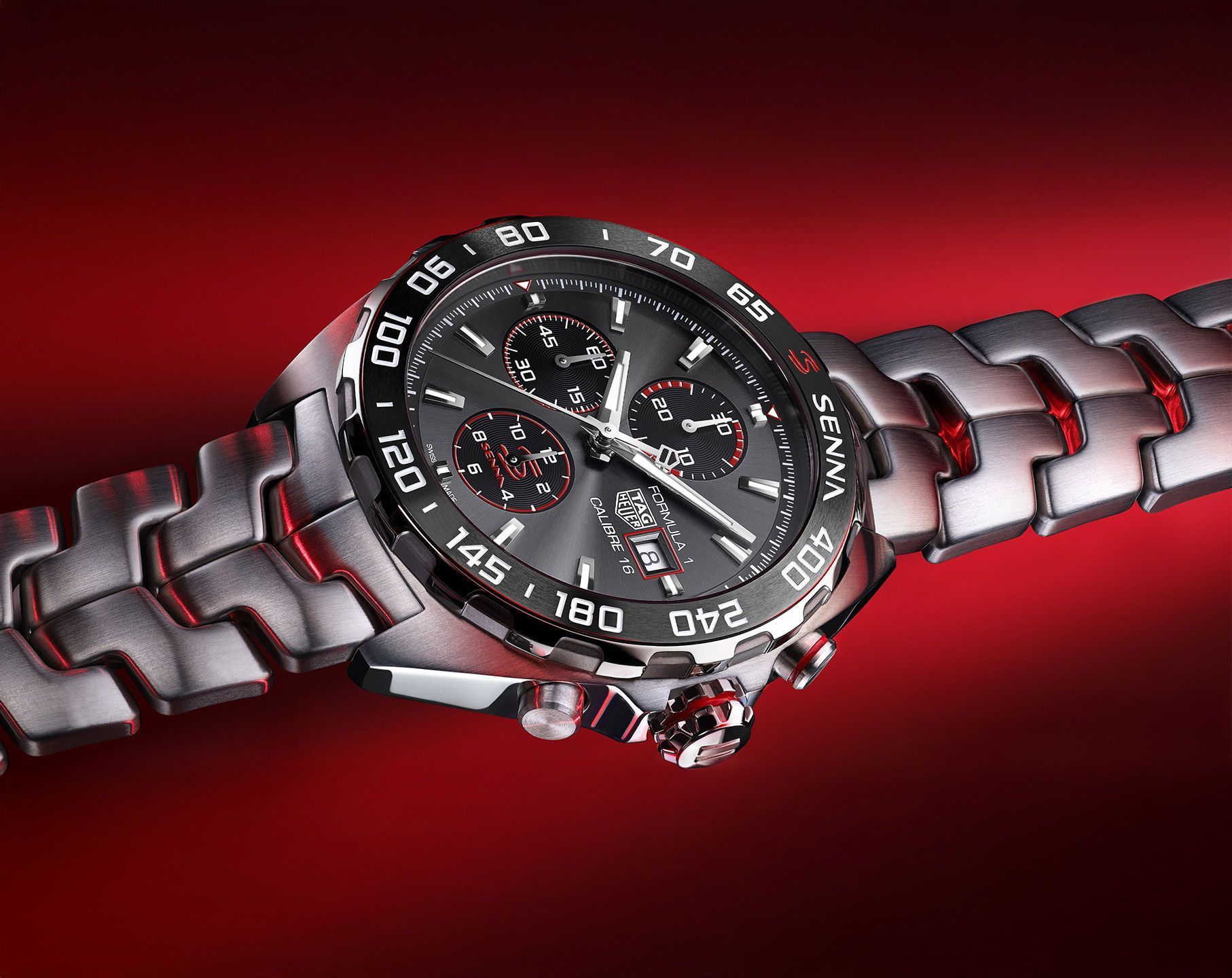 TAG Heuer Formula 1  Grey Dial 44 mm Automatic Watch For Men - 6