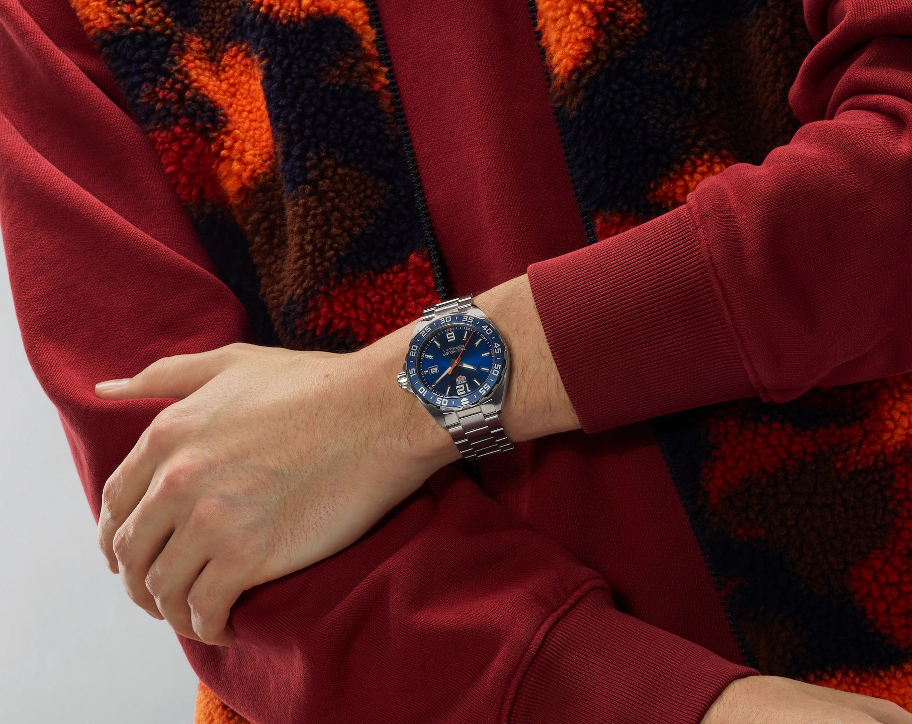 TAG Heuer Formula Quartz Men Watches in Round case Blue Dial